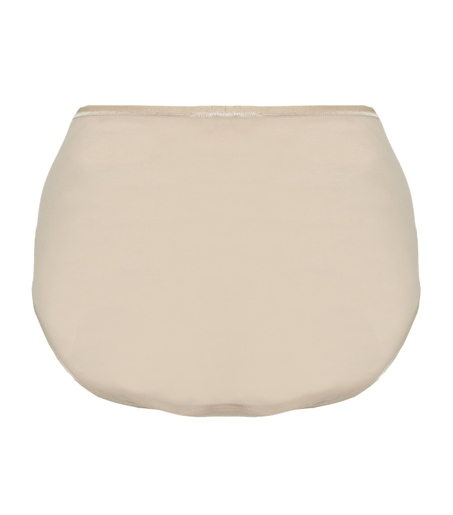 Cotton Seamless Maxi Brief NUDE Image 3