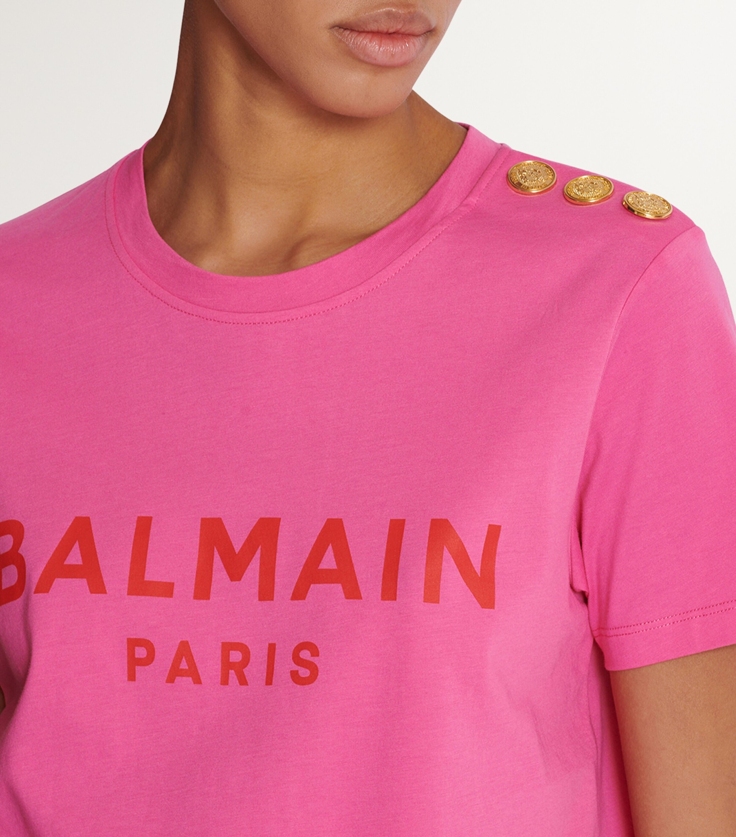Balmain Cotton Logo T-Shirt | Harrods UK