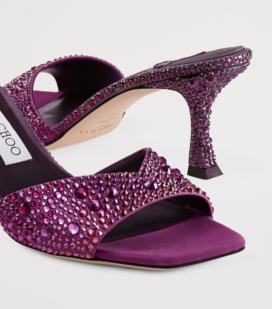 Skye 70 Embellished Mules WINTER BLOOM/VIOLET Image 5