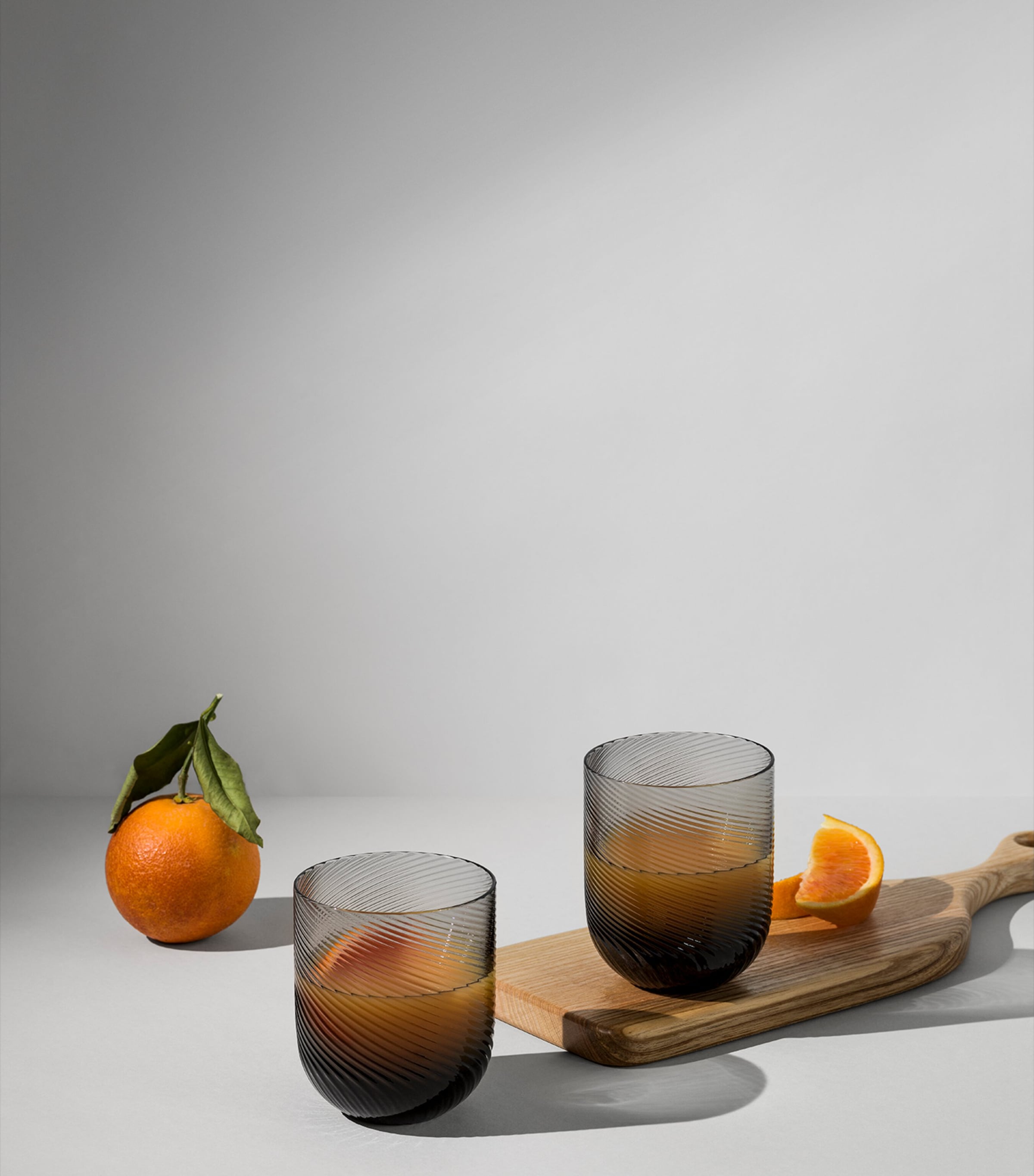 Set of 2 Optic Smoke Tumblers (350ml) SMOKE Image 2