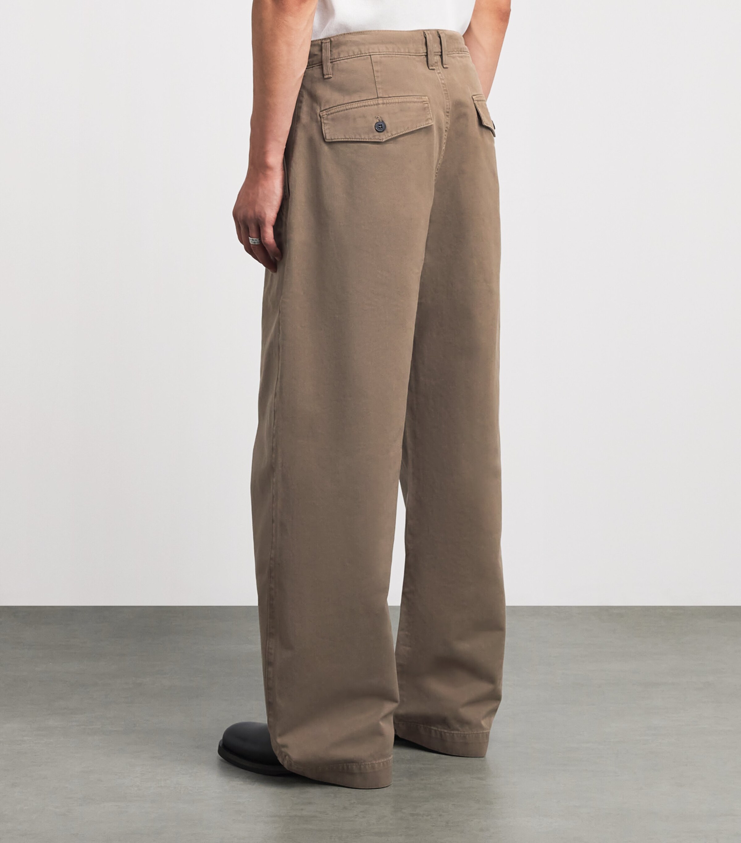 AGOLDE Mens Cotton Warrick Relaxed Trousers Rockwell Image 5