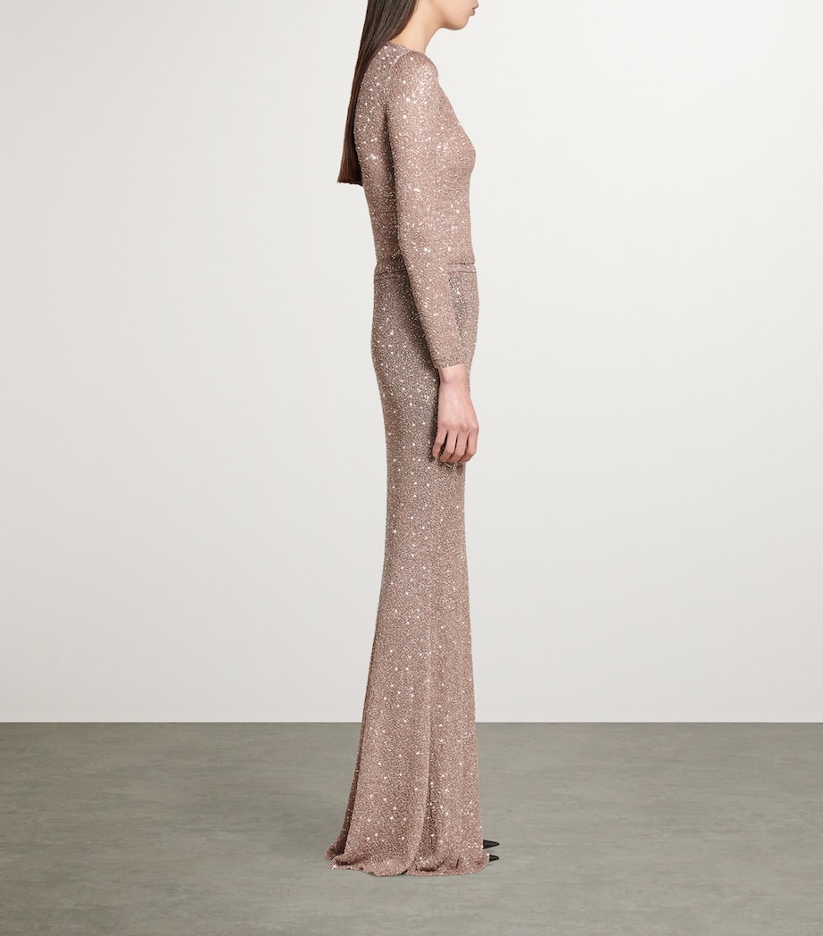 Sequinned Maxi Skirt 2182 Image 5