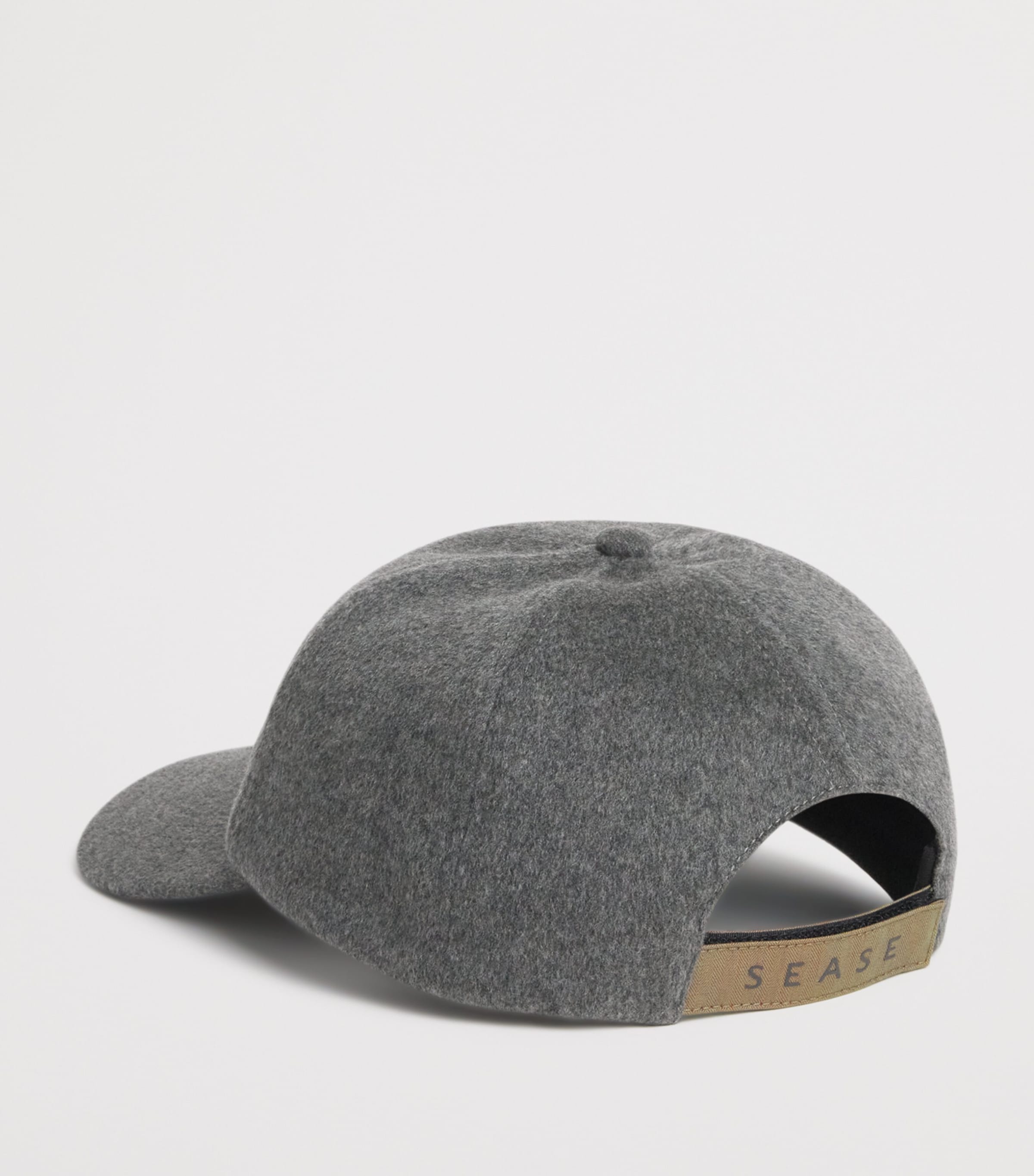 Cashmere Baseball Cap N55 LEAD GREY Image 3