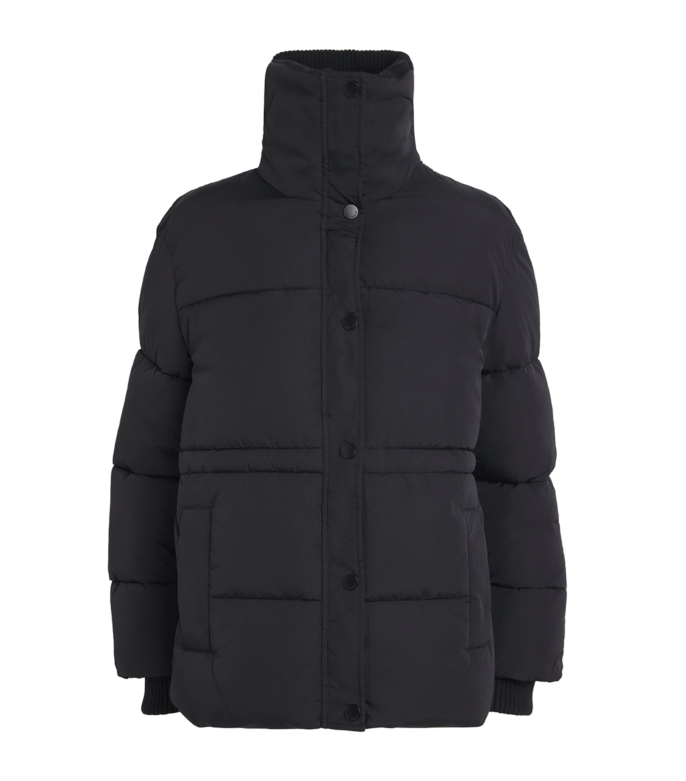 Claudie Pierlot Padded Puffer Jacket In Black