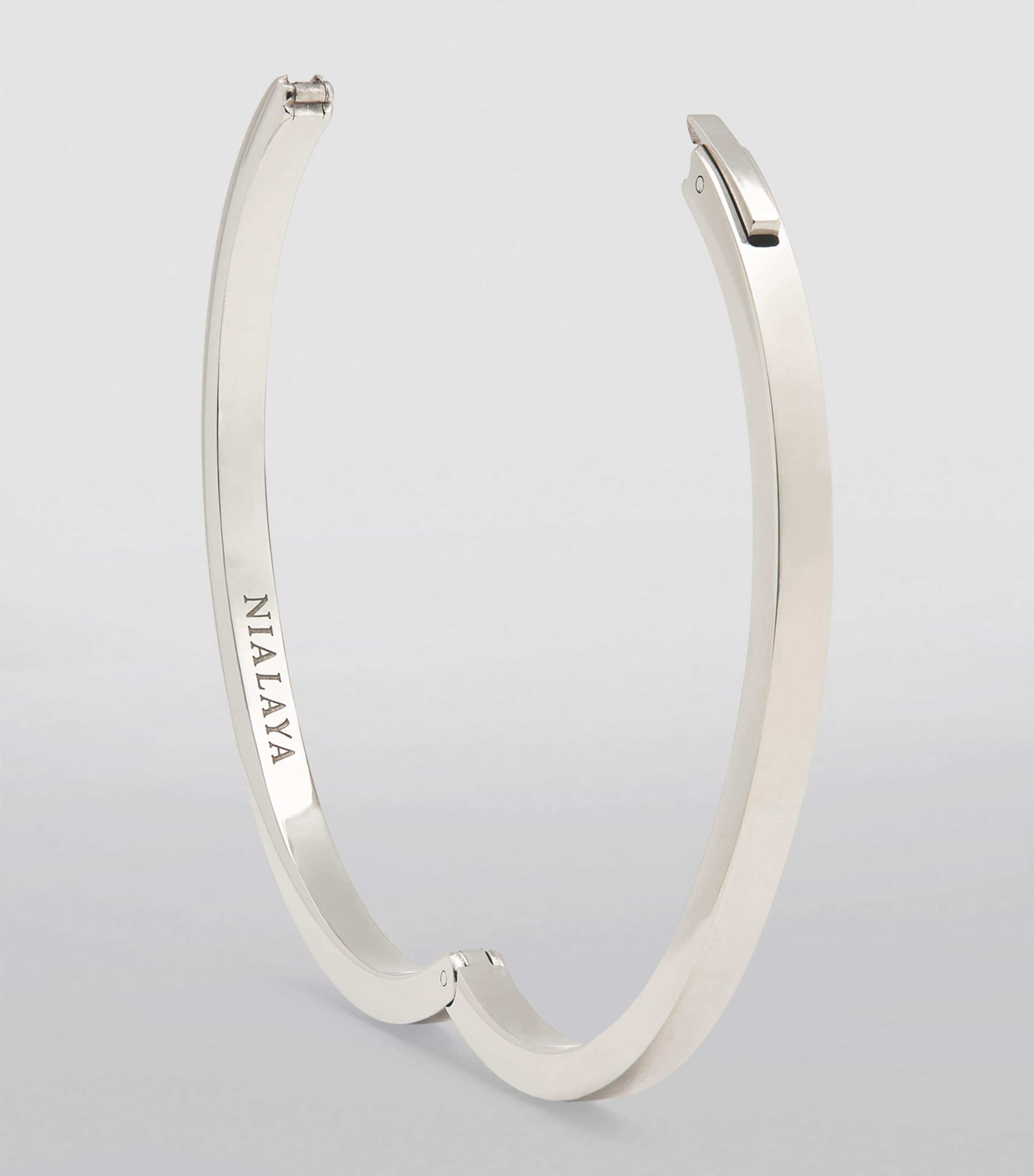 Silver-Plated Simplicity Bangle SILVER Image 3