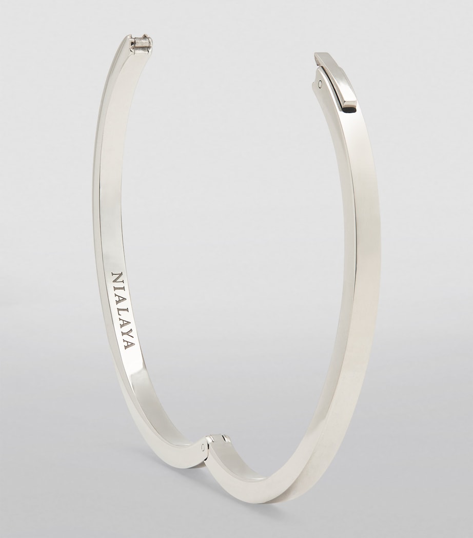 Silver-Plated Simplicity Bangle SILVER Image 3