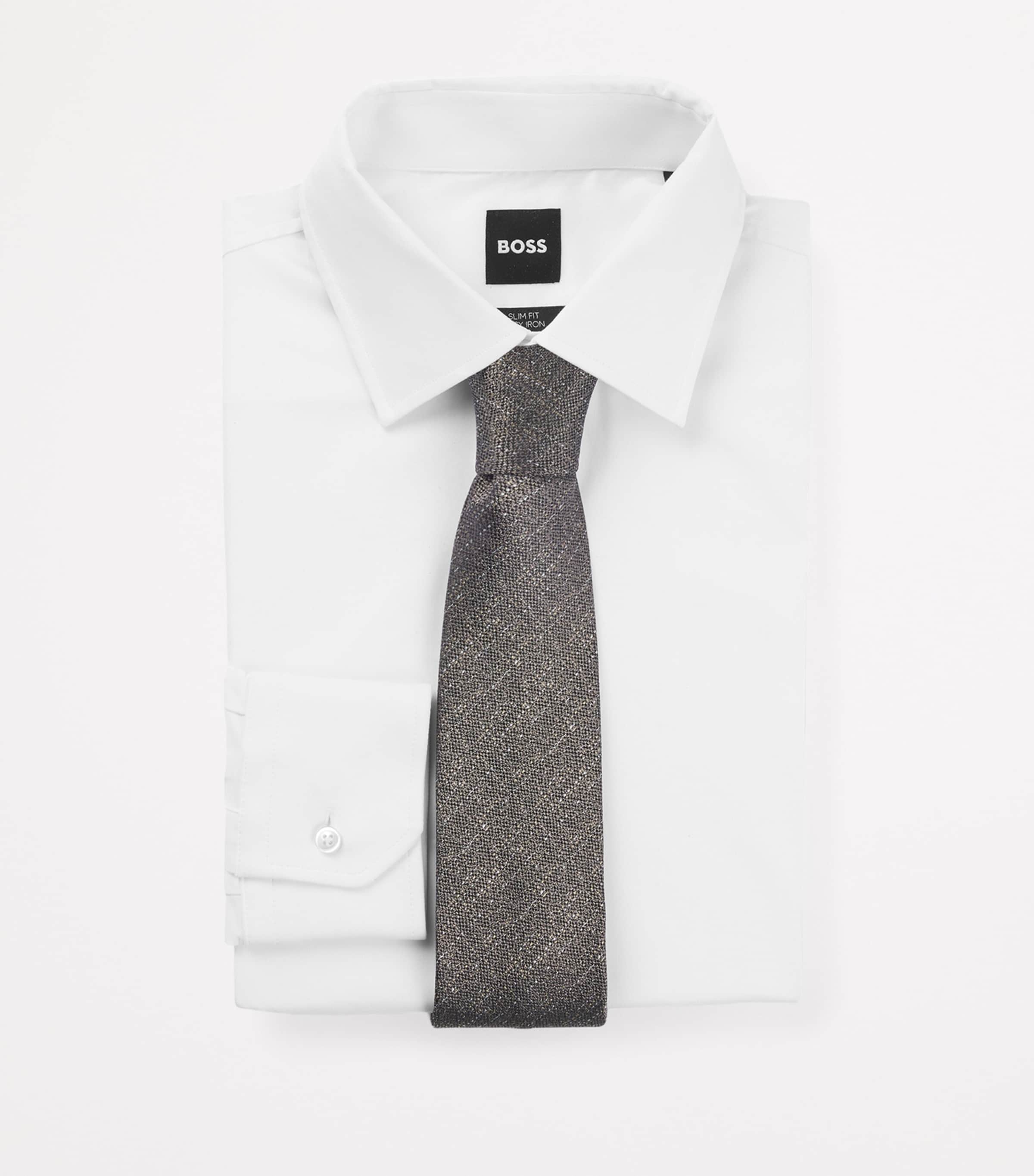 Silk Mouliné Tie 376 Image 2