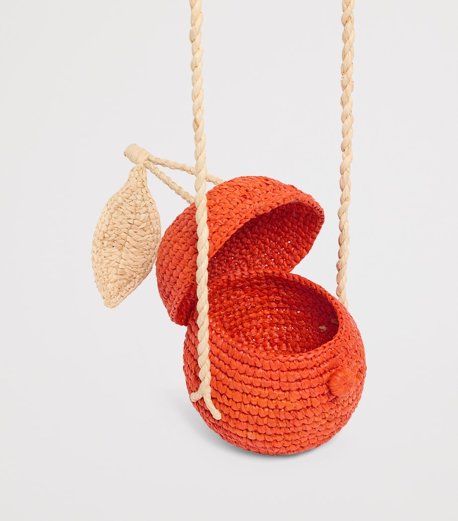 Bonpoint Raffia Orange Cross-Body Bag Coquelicot Image 3