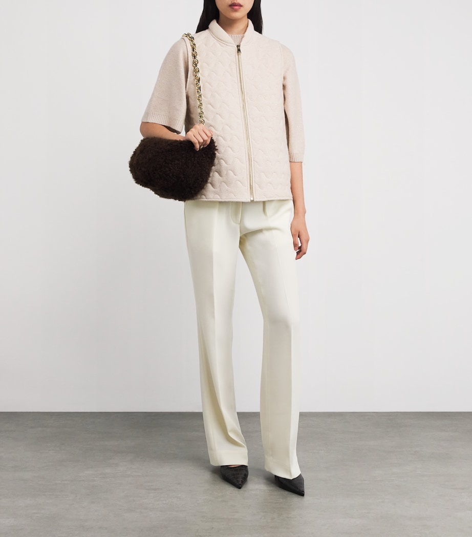 Wool-Silk-Cashmere Gilet 0158 CORDA Image 2