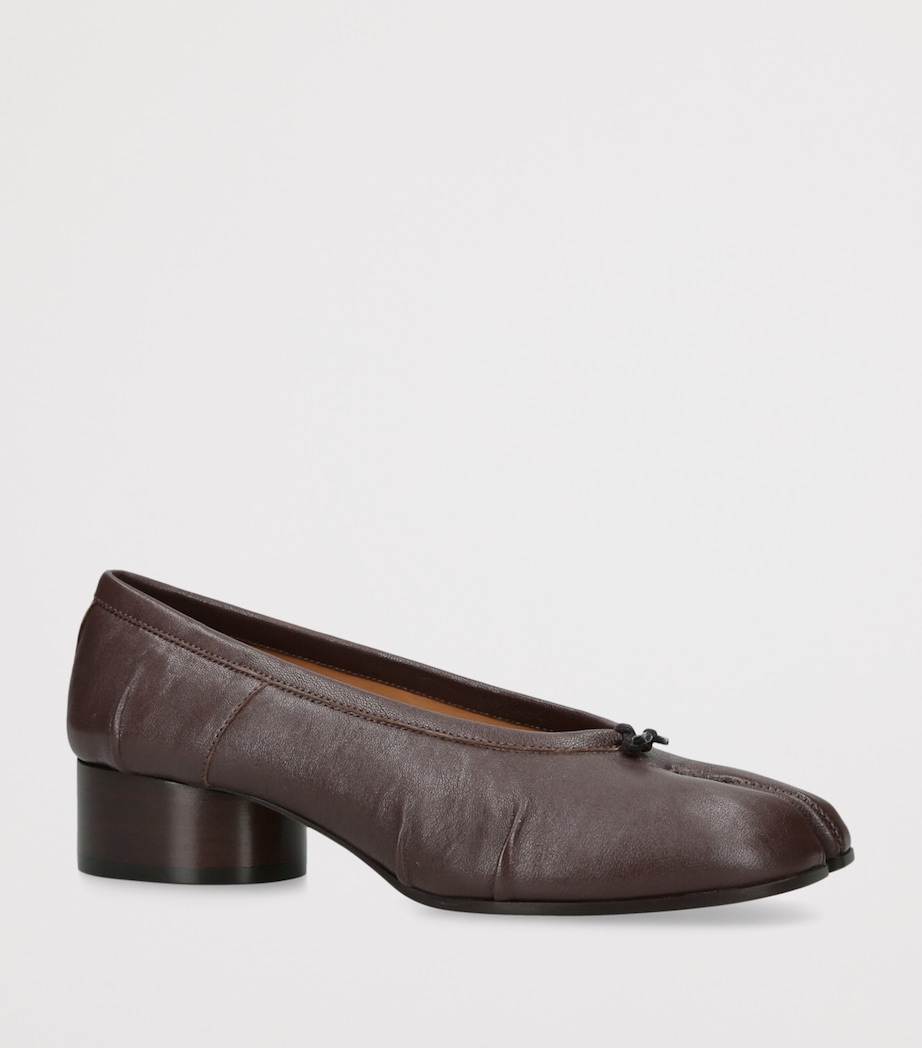 Maison Margiela Womens Leather Tabi Ballerina Pumps 30 Other Image 3
