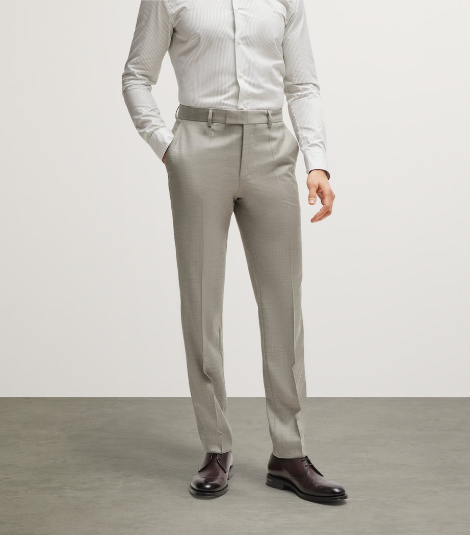 Virgin Wool Slim 2-Piece Suit 376 Image 5