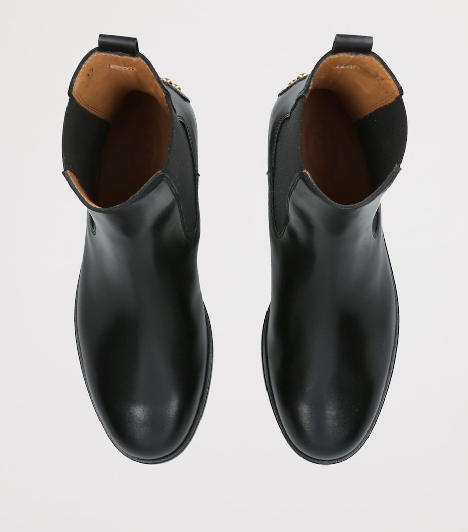 Tod's Leather Chelsea Boots Black Image 3