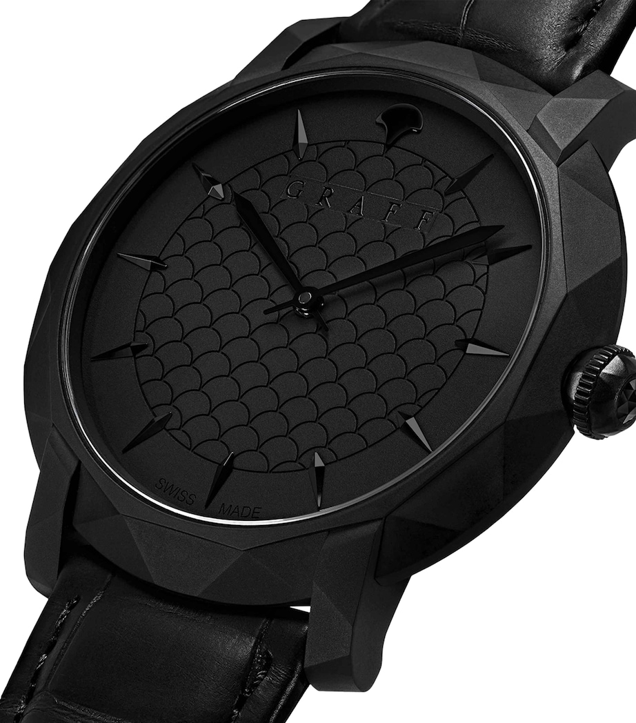 Titanium DLC Eclipse Watch 43mm BLACK Image 5