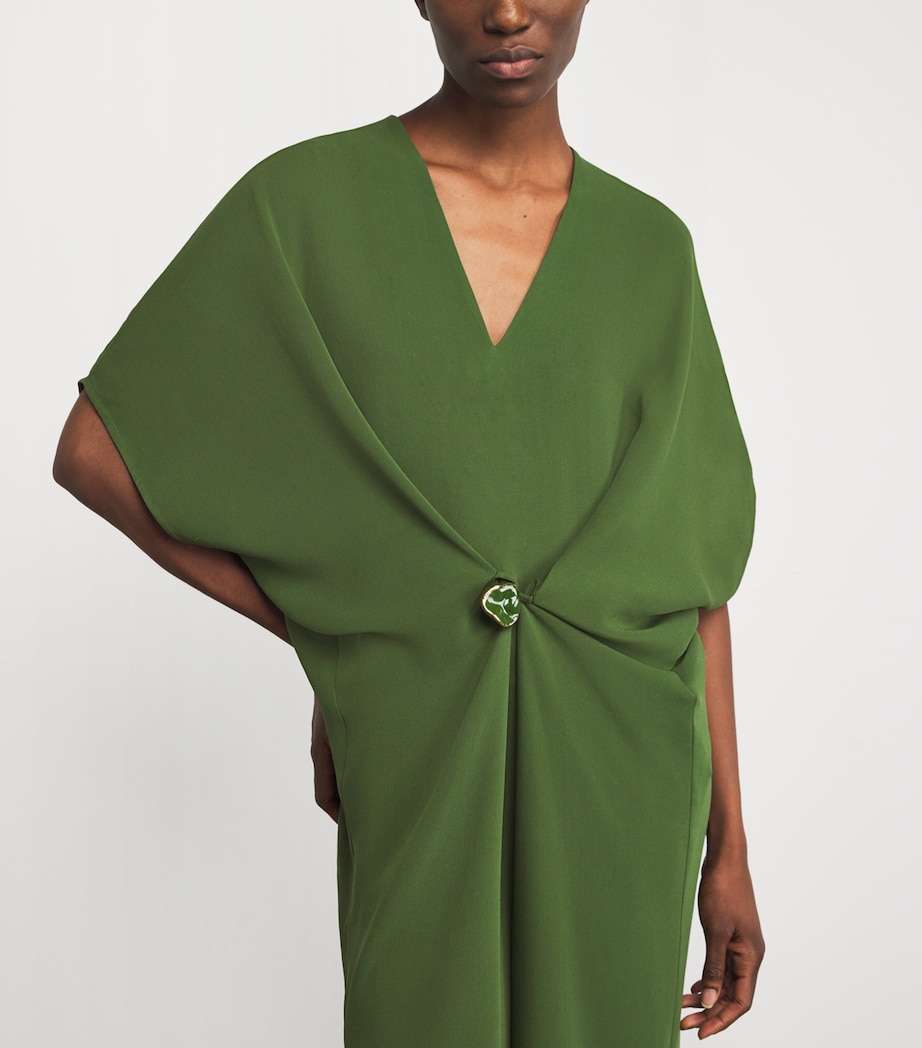 Silk Crepe Dress A8194 Image 4