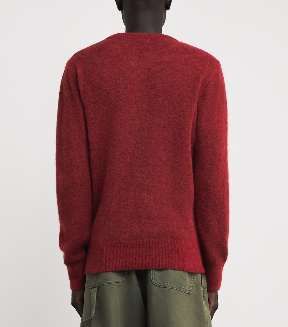 Alpaca-Merino-Blend Blenheim Sweater RUST Image 4