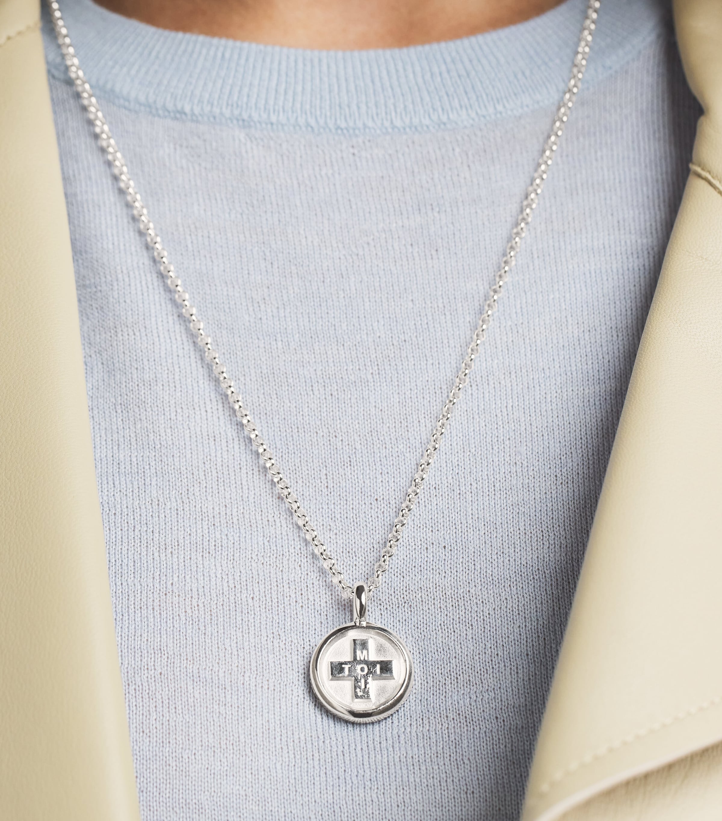 TILLY SVEAAS Sterling Silver Moi + Toi Necklace Silver Image 2