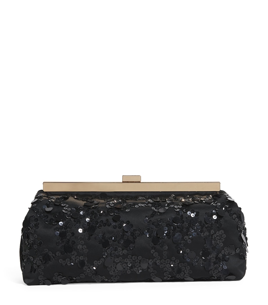 Fabiana Filippi Womens Embellished Duchesse Clutch Bag Vru Image 1