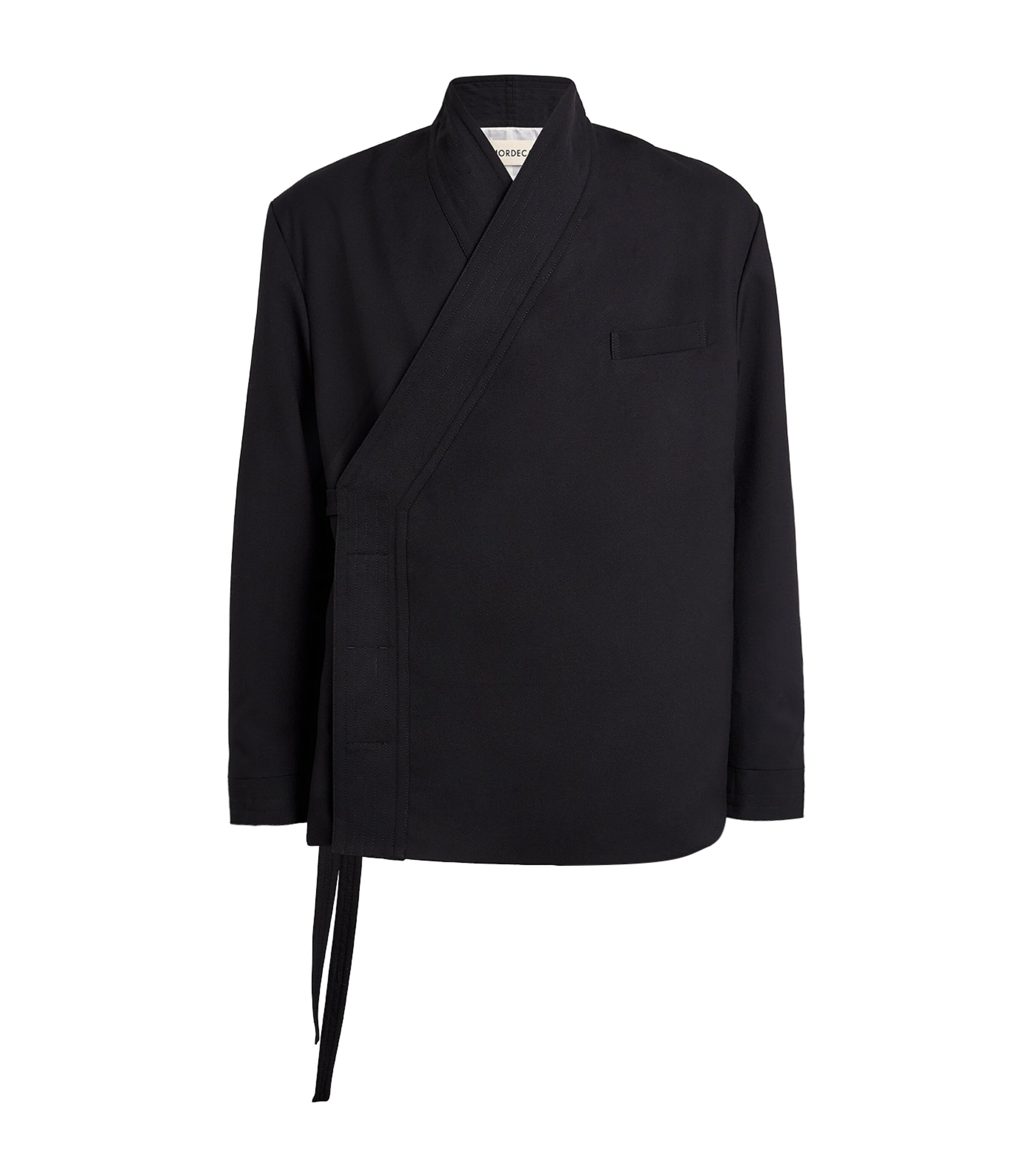 MORDECAI Mens Wool Kimono Blazer Image 1