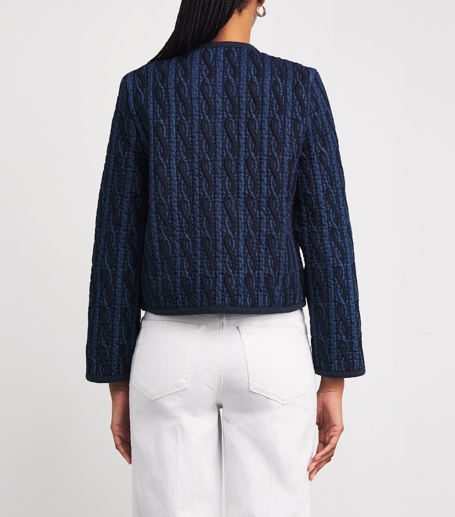 Quilted Carter Denim Jacket BLUE Image 4