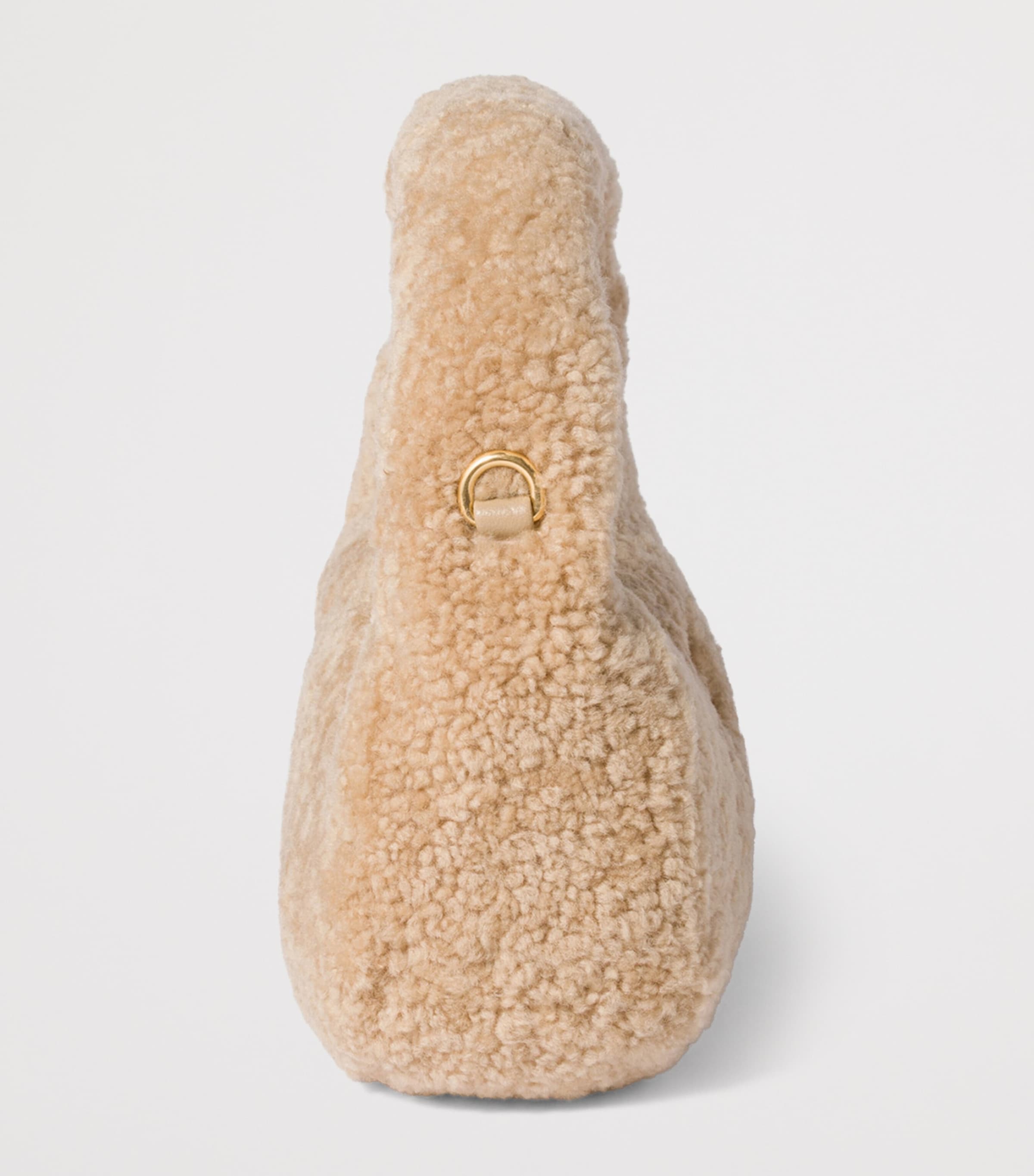 Mini Shearling Wander Top-Handle Bag F0036 Image 5