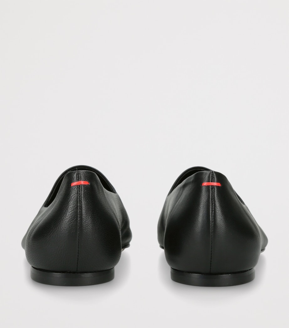 aeyde Leather Vanna Loafers Black Image 2