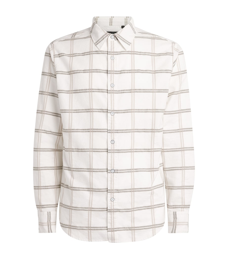 Cotton Check Shirt CHALK Image 1