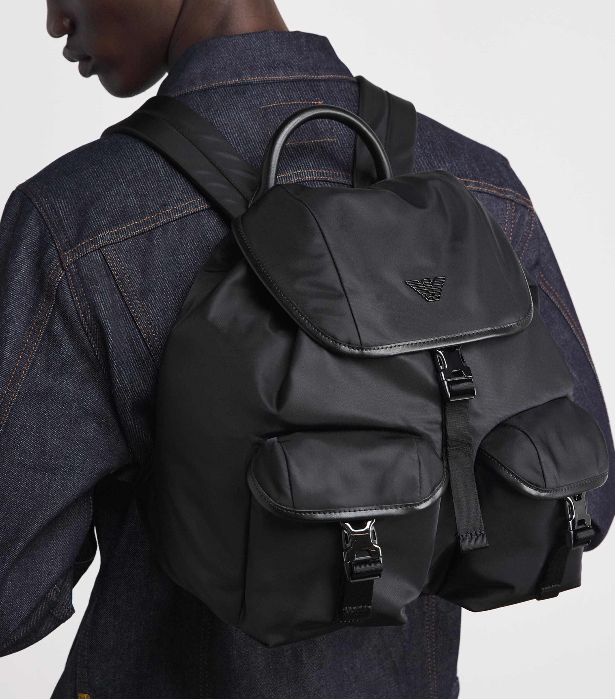 Emporio Armani Logo Backpack Image 2