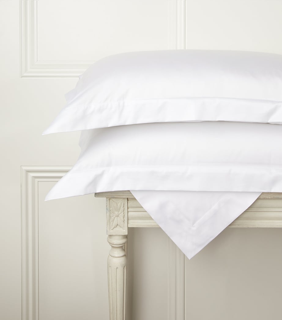 Capela Oxford Pillowcase (50cm x 75cm) WHITE Image 4