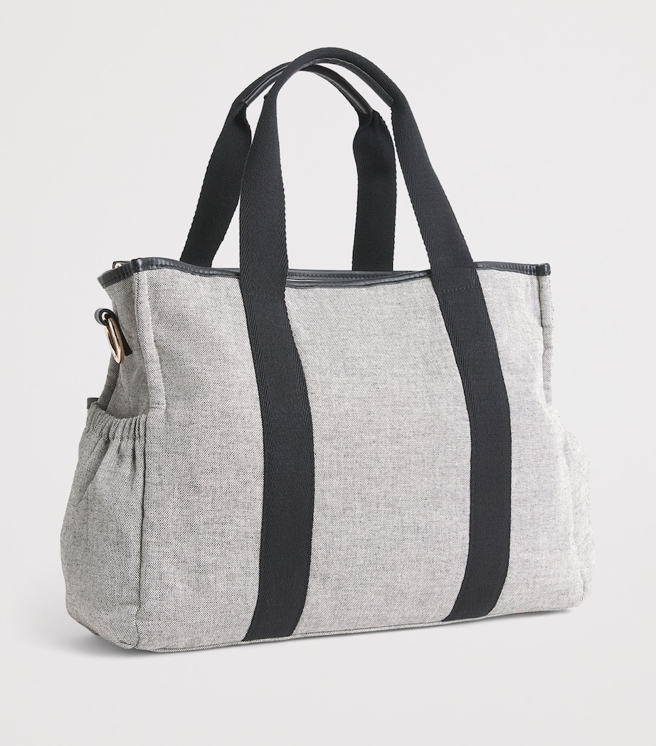 Chloé Kids Canvas Changing Bag Heather Grey Image 2