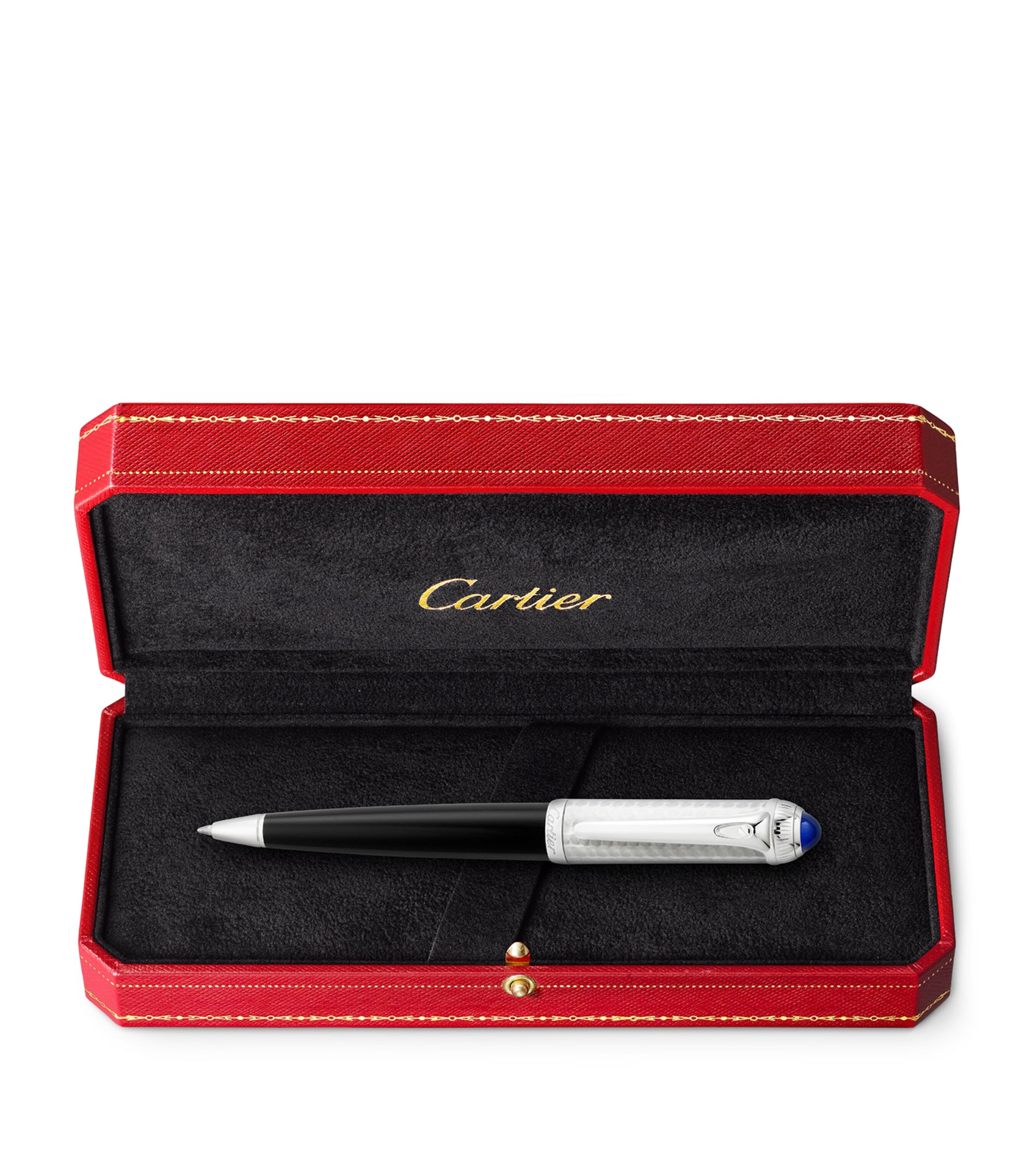 R de Cartier Ballpoint Pen BLACK & SILVER Image 7