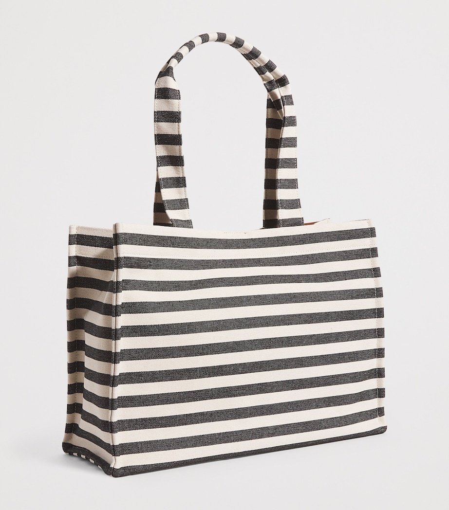 Stripe Logo Lara Tote Bag MULTI Image 3