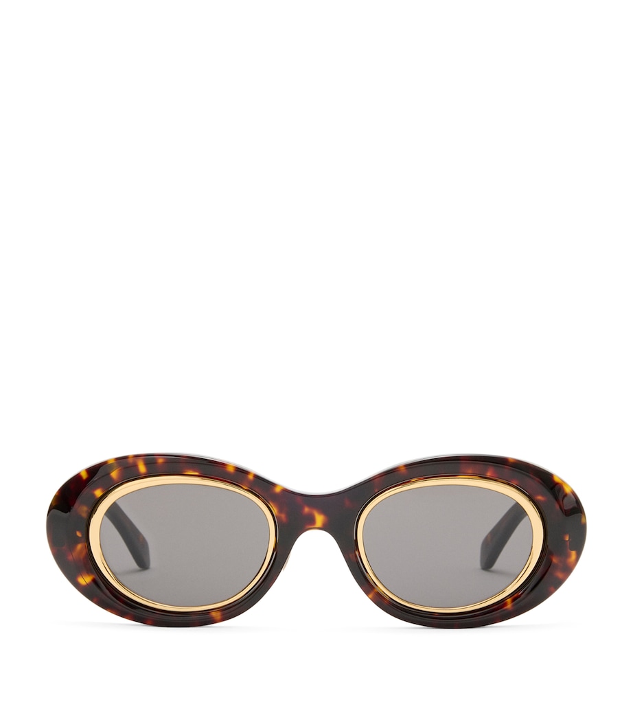 Mini Anagram Oval Sunglasses HAVANA Image 1