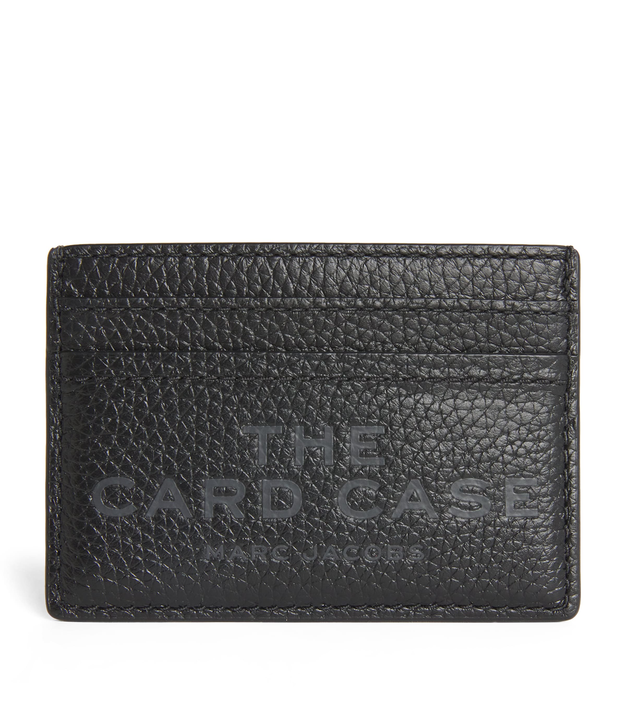 Marc Jacobs The  Leather Card Holder In Black