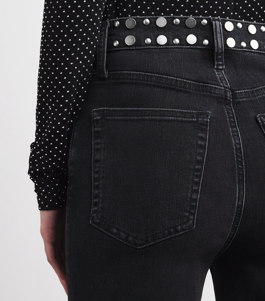 Studded Le Sleek Straight Jeans METEOR Image 6