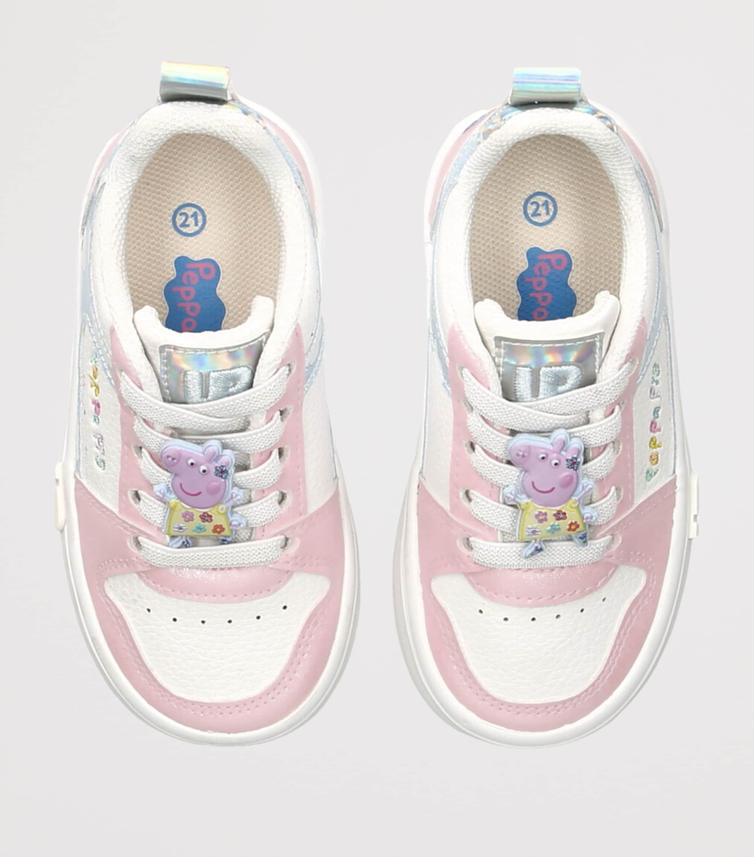 Peppa Pig Rainbow Sneakers PINK COMB Image 4