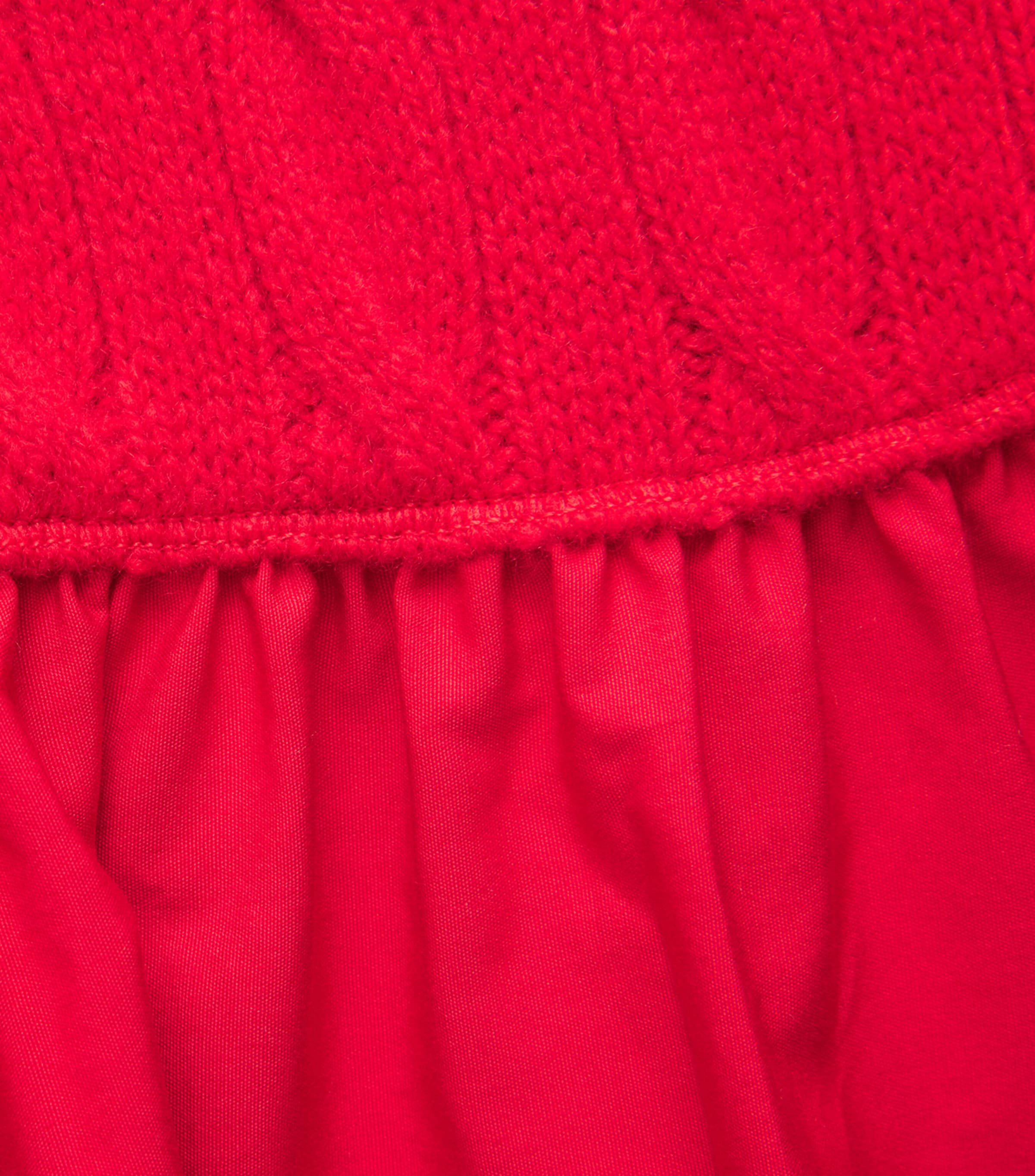 Cotton Cable-Knit Maxi Dress RL2000 RED Image 5