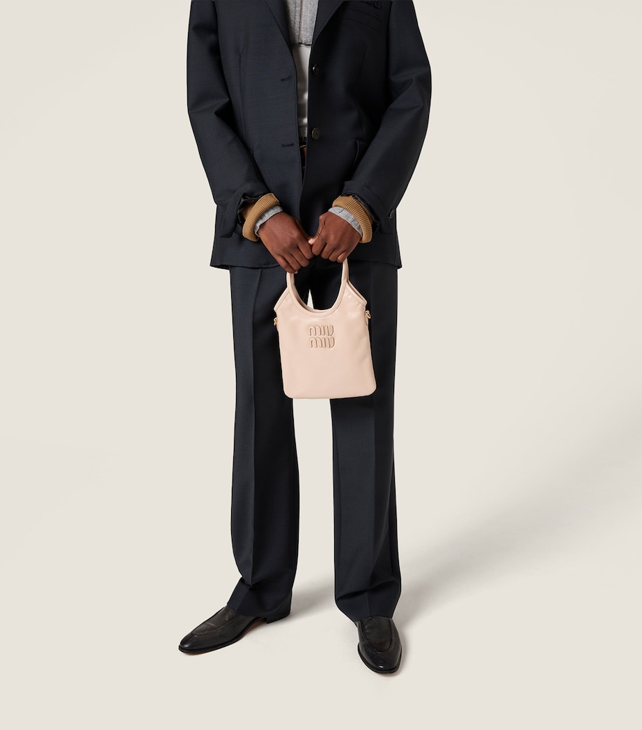 Small Leather Ivy Top-Handle Bag F0236 Image 2