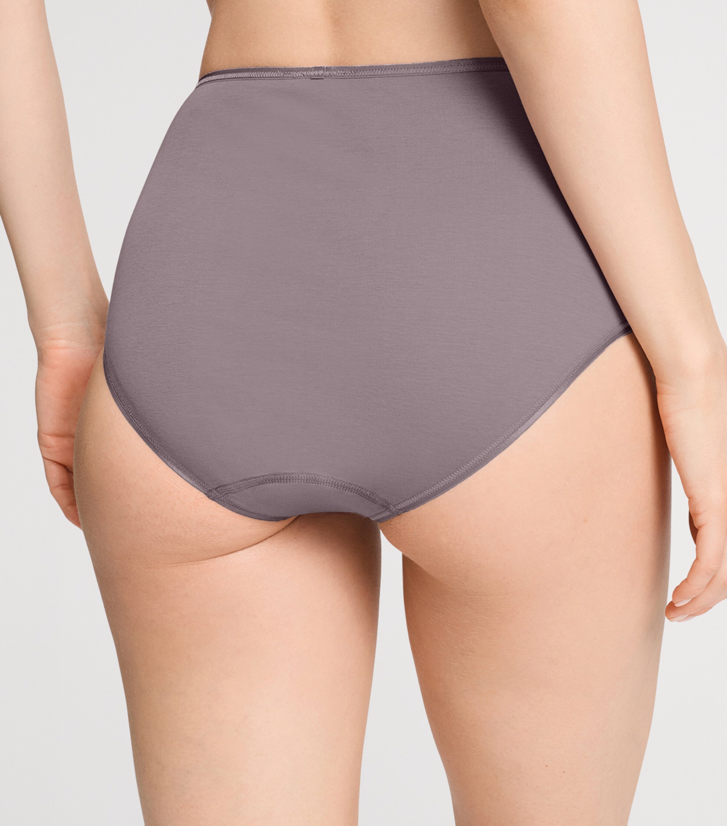 Hanro Womens Cotton Maxi Briefs Stormy Rose Image 5