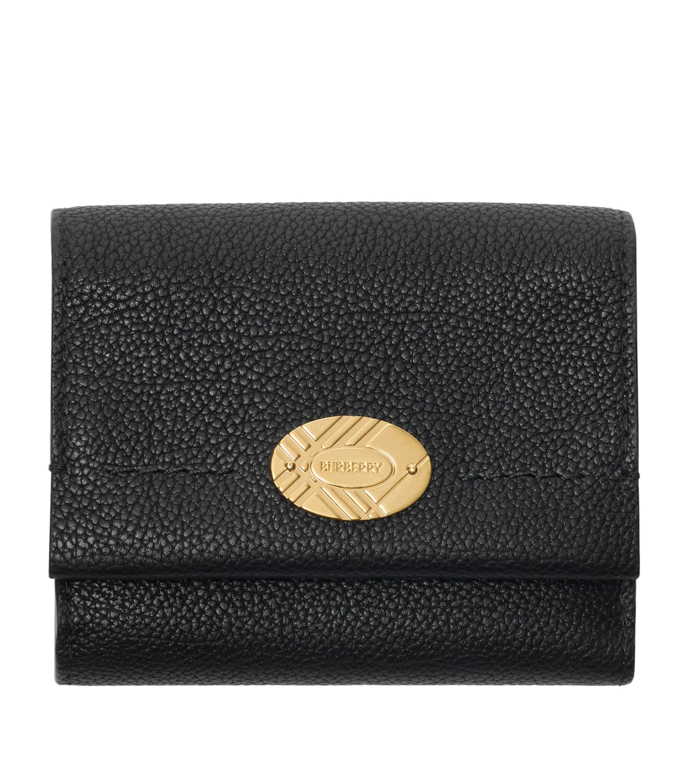 Burberry Leather Cotswolds Wallet In Black