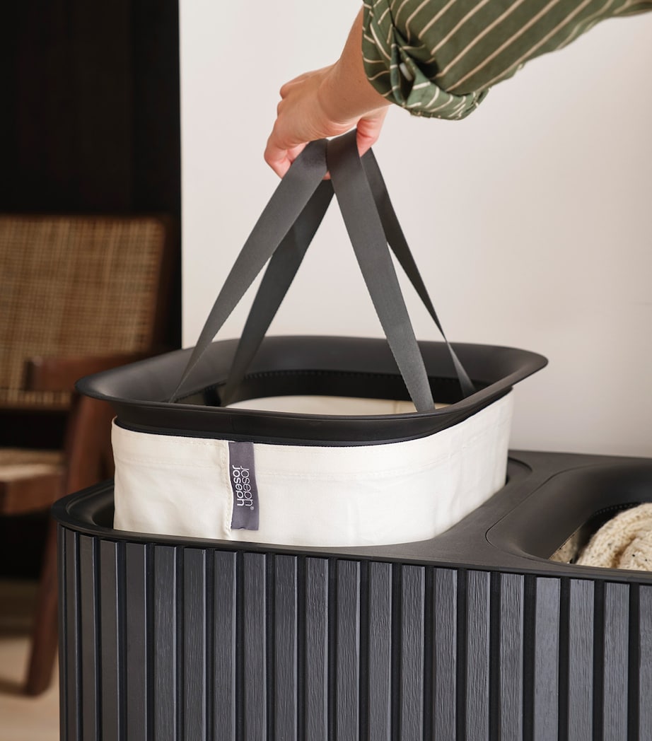 Tota Luxe Laundry Basket (90L) BLACK Image 5