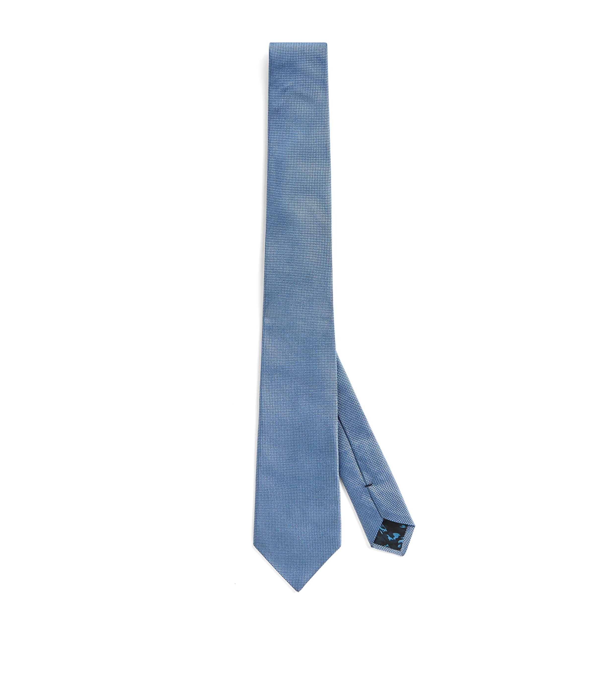 Paul Smith Linen-Silk Polka Dot-Embroidered Tie Image 1