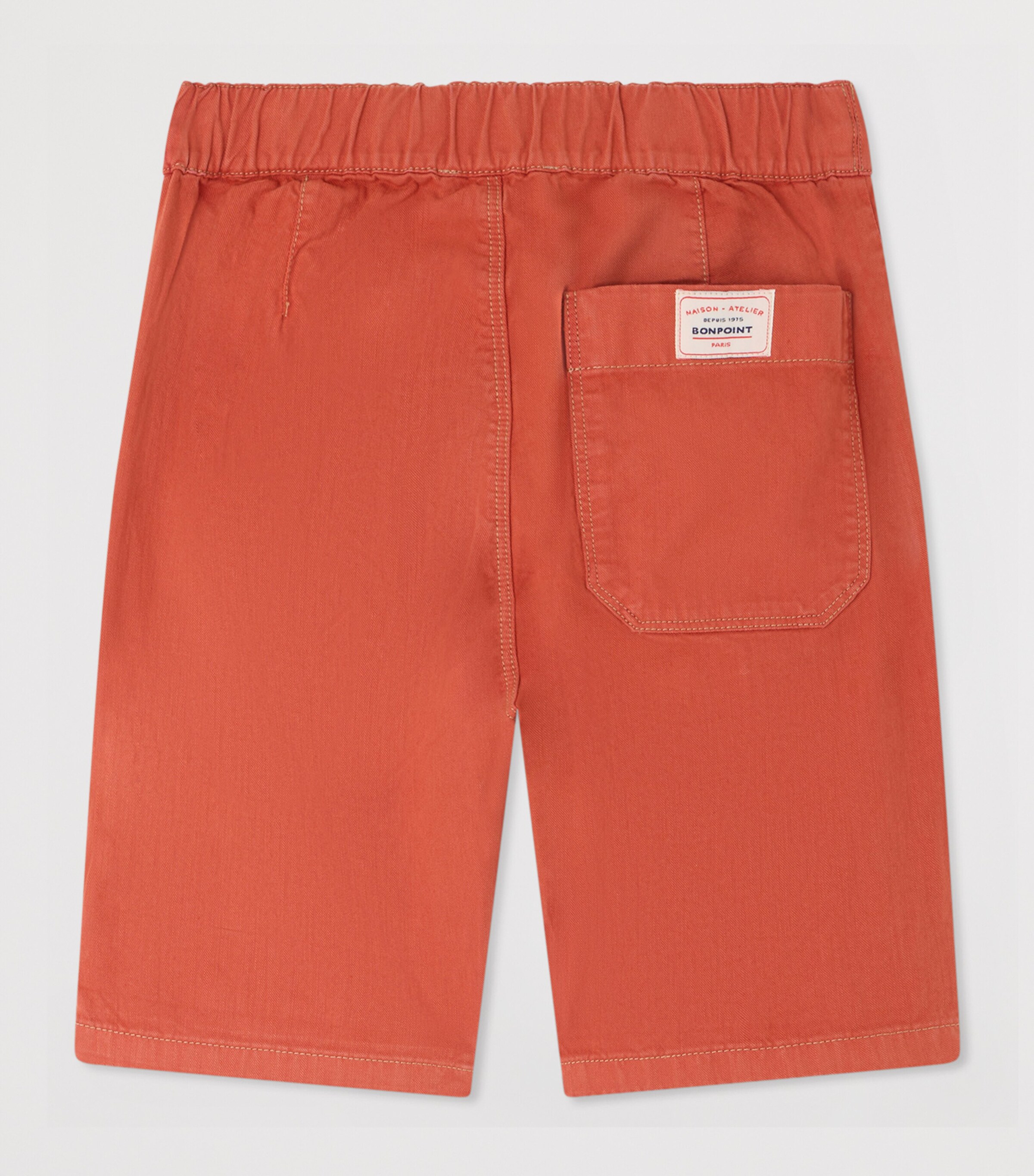 Bonpoint Cotton Syl Bermuda Shorts (10-14 Years) Grenadine Image 2