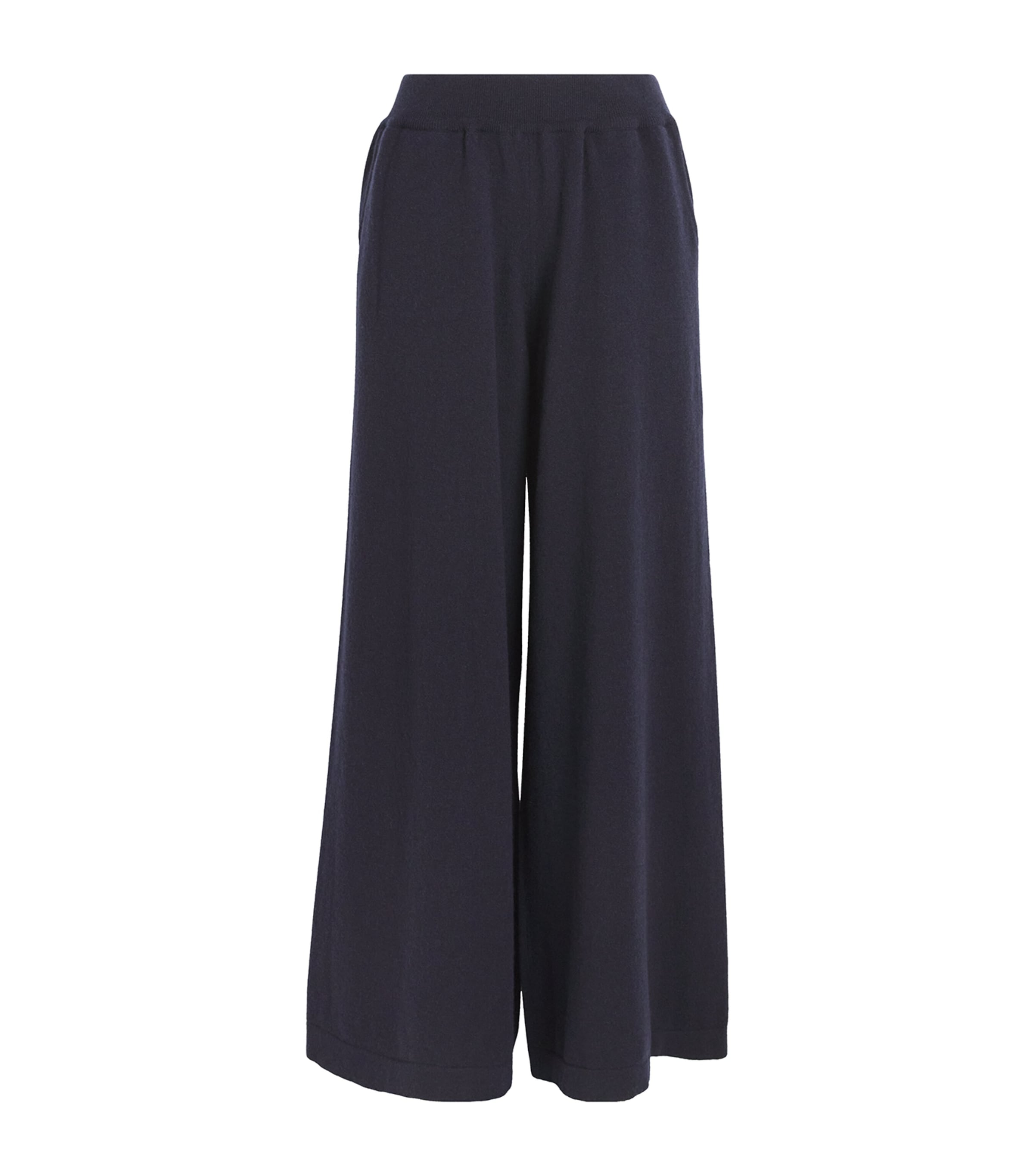 Johnstons Of Elgin Performance Cashmere Slouch Sweatpants In Navy