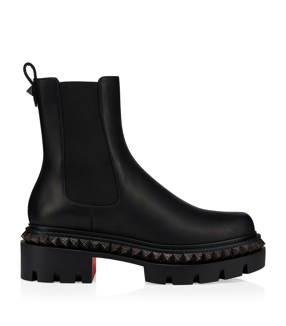 St Emilia Pyraclou Leather Chelsea Boots BK01 Image 1