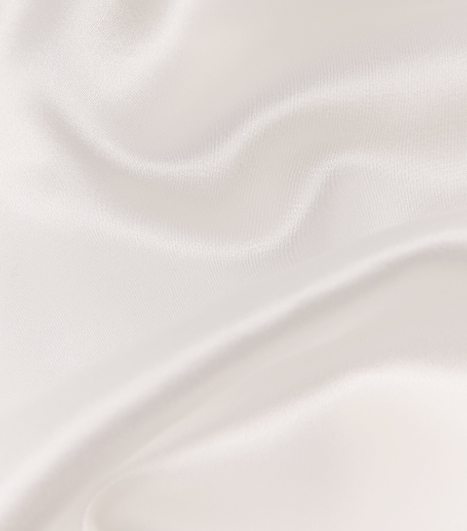 Mulberry Silk Chiffon Crete Nightie WHITE Image 5