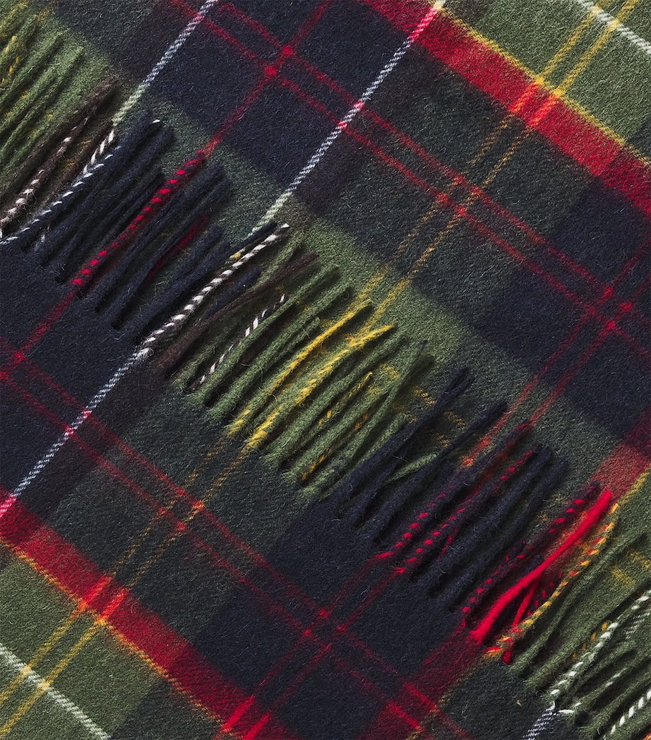 Wool Brack Patchwork Tartan Scarf RED CLASSIC TARTAN Image 4