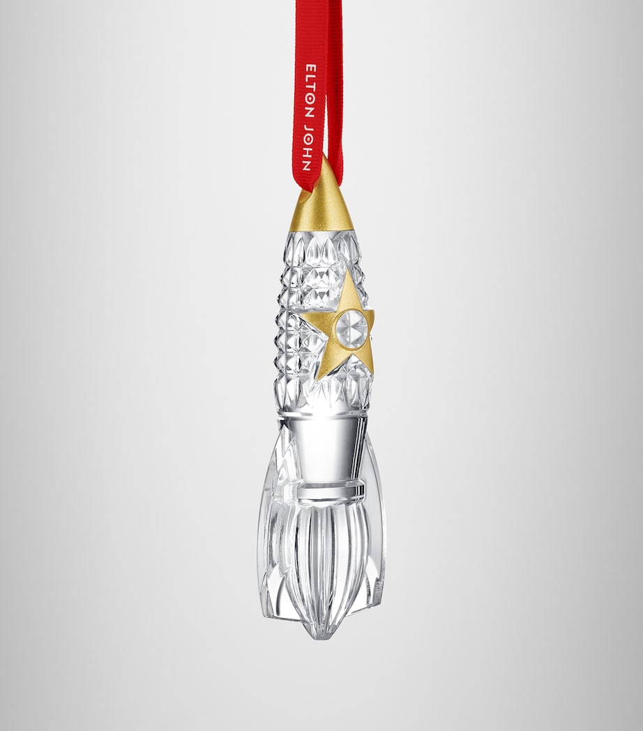 Elton John Rocket Ornament CLEAR Image 3