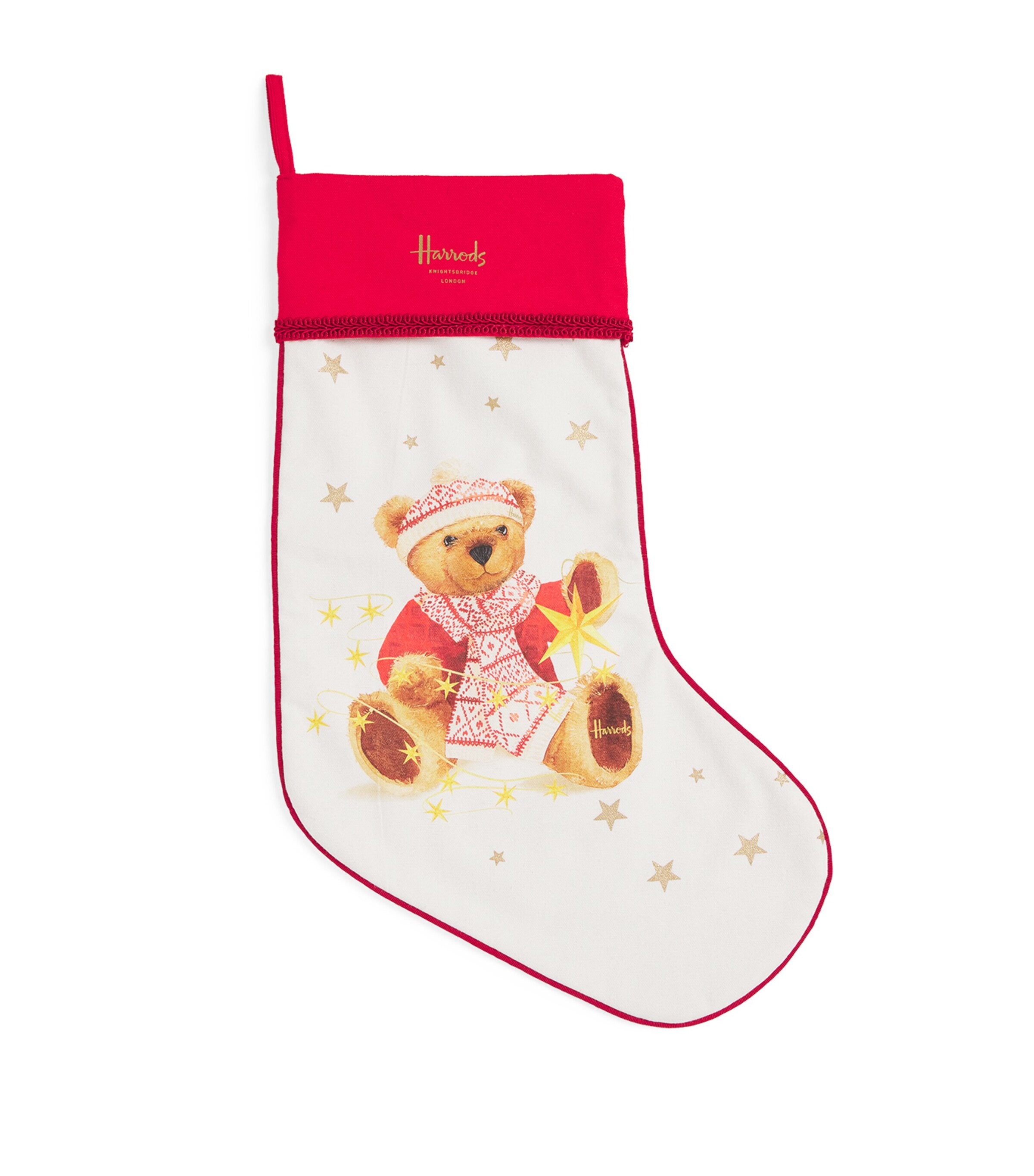 Harrods Christmas Bear Stocking | Christmas | Designers | Harrods | Stockings