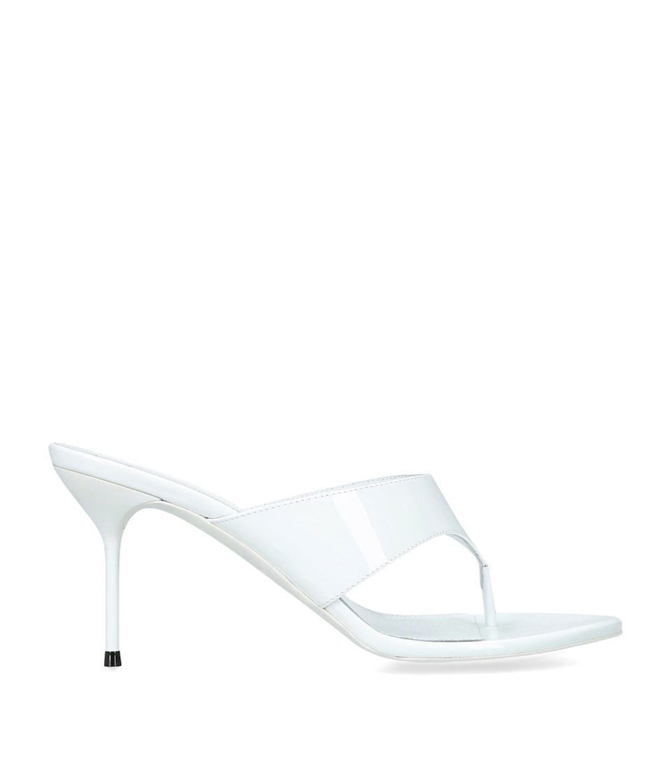 Paris Texas Patent Leather Lidia Sandals 70 Winter Wht