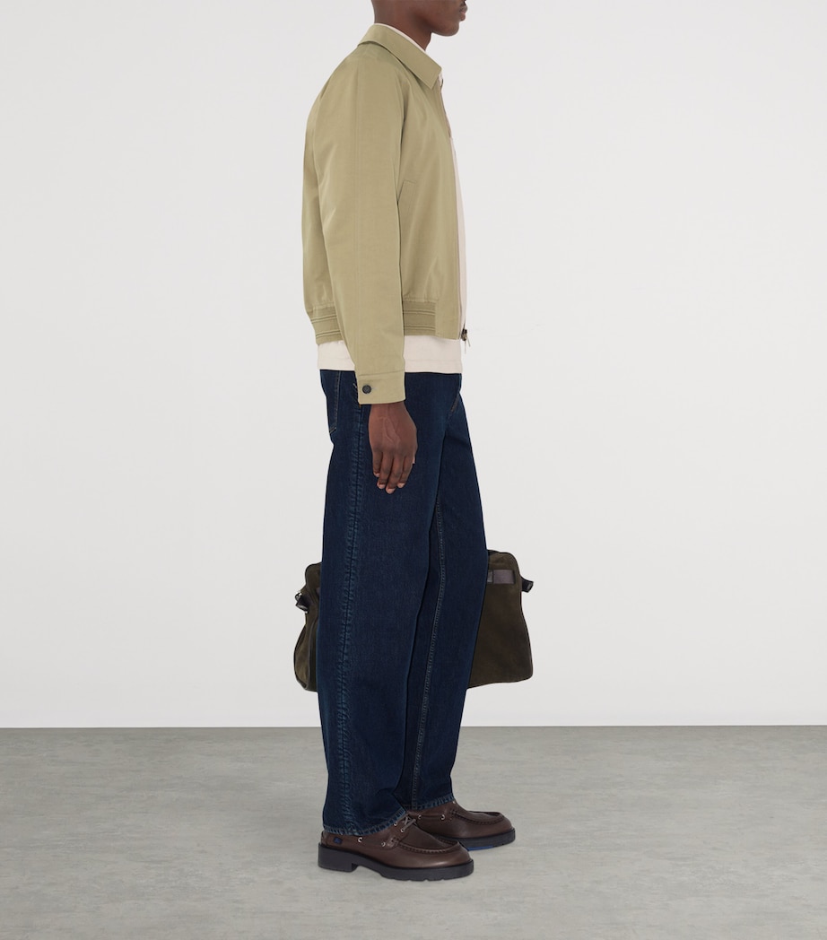 Cotton Twill Harrington Jacket SKYLARK Image 3